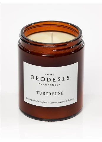 Ароматическая свеча из натурального воска Tuberose 150 г (1071220) Geodesis (227513958)