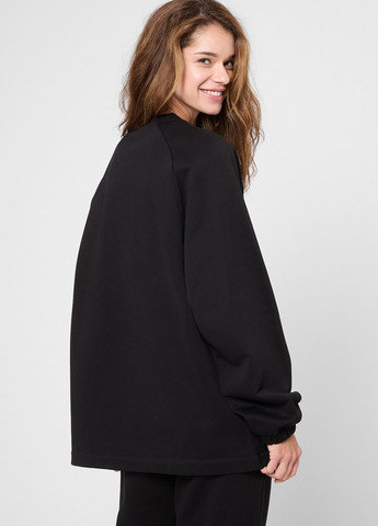 Чорний світшот PRPY однотонний вишивка (366302263)