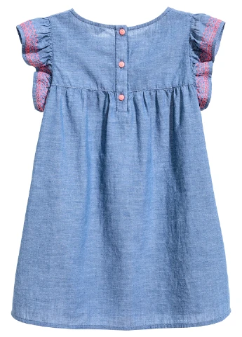 Світло-синя сукня H&M (61624481)