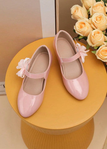 Бледно-розовые туфли на каблуке SHEIN