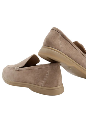 Anna Lucci Туфли лоферы бежевый з натуральная замша, турция — демисезон (361427728)