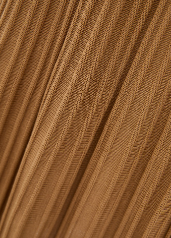 Темно-бежевая кэжуал однотонная юбка Sewel плиссе