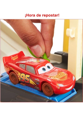 Автотрек Disney Pixar Cars Race & Go Playset Крутые трюки Гонки Радиатор Спрингс (HDN02) Mattel (255665429)