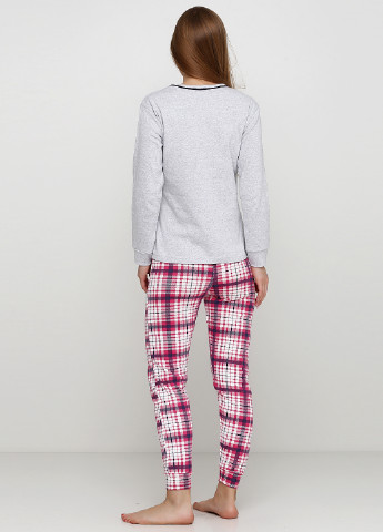Светло-серая всесезон пижама (свитшот, брюки) свитшот + брюки Fawn
