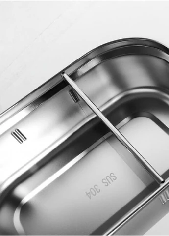 Термо ланч бокс з металевою основою Eco-Metal, 700 мл, бірюзовий No Brand (253840518)