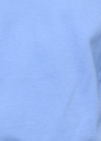 Gildan свитшот однотонный голубой кэжуал хлопок, полиэстер, трикотаж