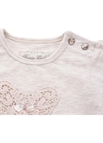 Кофта з мереживним серцем (7883-80G-beige) Breeze (202365604)