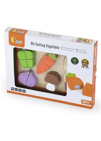 Дитячий набір Овочі 15х22х2,5 см Viga Toys (228856599)