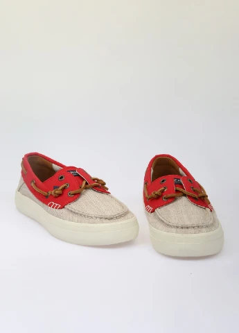 Бежевые мокасины Sperry
