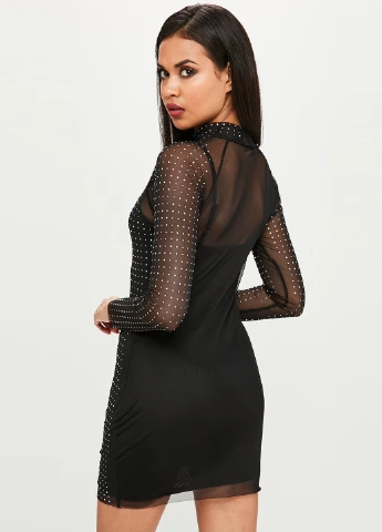 Черное кэжуал платье Missguided однотонное