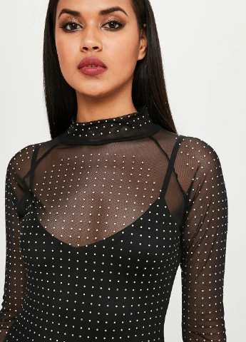 Черное кэжуал платье Missguided однотонное