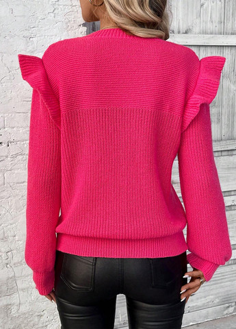 Фуксиновый демисезонный джемпер джемпер SHEIN