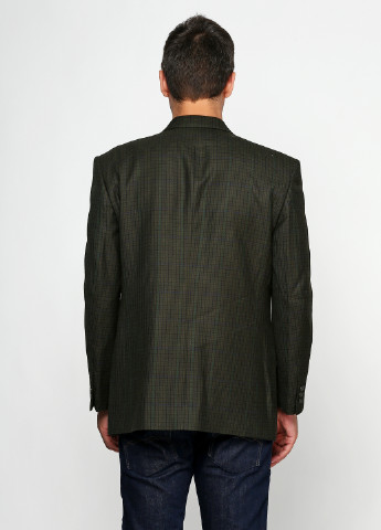 Пиджак Eddy Jacker с длинным рукавом клетка зелёный кэжуал