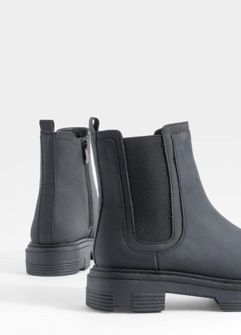 Осенние ботинки челси Boohoo без декора тканевые