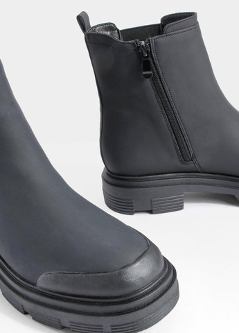 Осенние ботинки челси Boohoo без декора тканевые