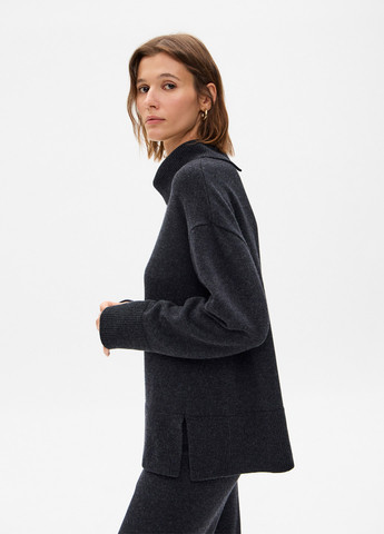 Темно-сірий зимовий светр Promin