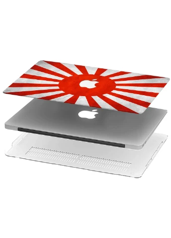 Чохол пластиковий для Apple MacBook 12 A1534 / A1931 Прапор Японії (Japanese flag) (3365-2098) MobiPrint (218525005)
