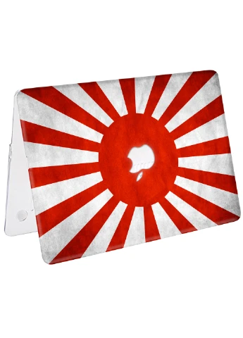 Чохол пластиковий для Apple MacBook 12 A1534 / A1931 Прапор Японії (Japanese flag) (3365-2098) MobiPrint (218525005)