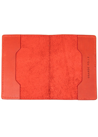 Жіноча шкіряна обкладинка на паспорт 10х13,5х1 см Grande Pelle (252414472)