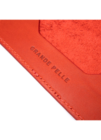 Жіноча шкіряна обкладинка на паспорт 10х13,5х1 см Grande Pelle (252414472)
