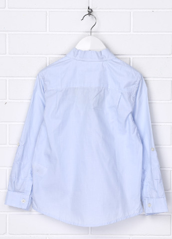 Голубой классическая рубашка Paper Moon с длинным рукавом