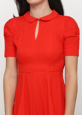 Оранжевое кэжуал платье клеш Jack Wills однотонное