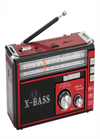 Радиоприемник RX-381 USB+SD Красный Golon (253934554)