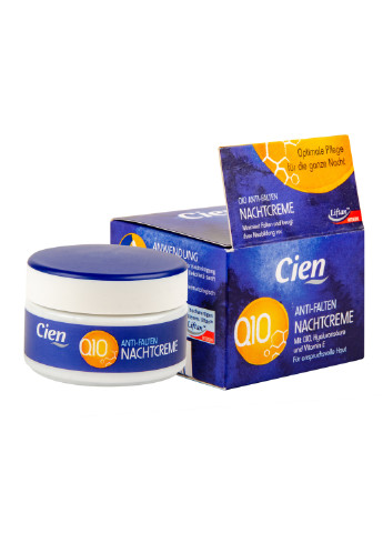 Антивозрастной ночной Q10 крем для лица 50 мл Cien (241261267)