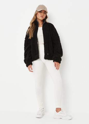 Черная демисезонная куртка Missguided