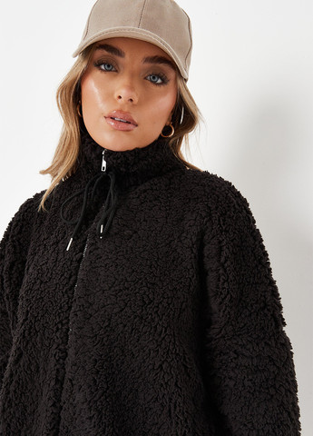 Черная демисезонная куртка Missguided