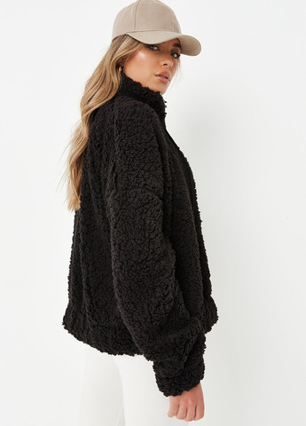 Черная демисезонная куртка Missguided