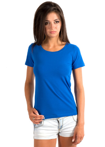 Синя всесезон футболка жіноча Наталюкс 41-2347