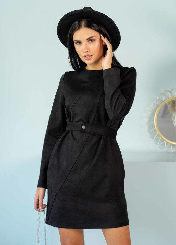 Чорна кежуал сукня рі марі петті пл 2721 чорний Ри Мари однотонна