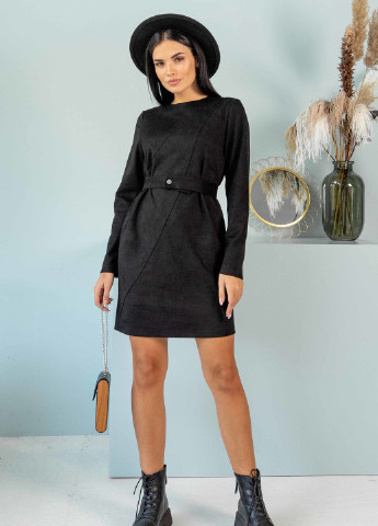 Чорна кежуал сукня рі марі петті пл 2721 чорний Ри Мари однотонна