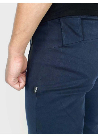 Синие кэжуал демисезонные зауженные брюки Intruder