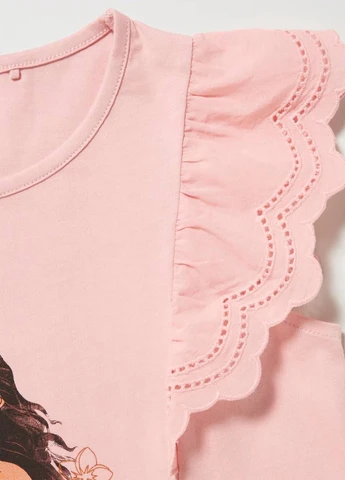 Рожева літня футболка Uniqlo