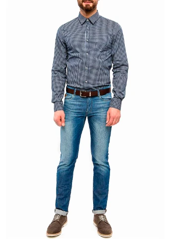 Синие демисезонные джинсы Trussardi Jeans