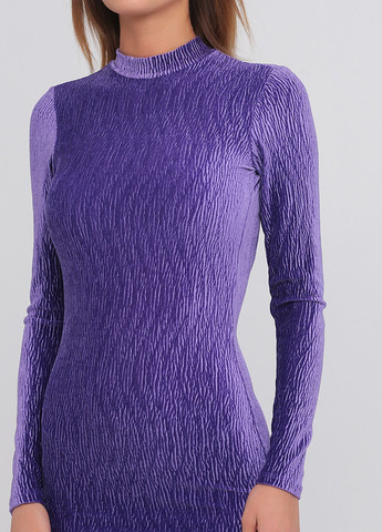 Фіолетова вечірня, кежуал сукня силуетна, з відкритою спиною H&M однотонна