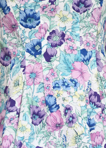 Комбинированное кэжуал платье клеш Pepe Jeans с цветочным принтом