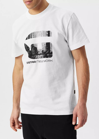 Белая футболка G-Star Raw