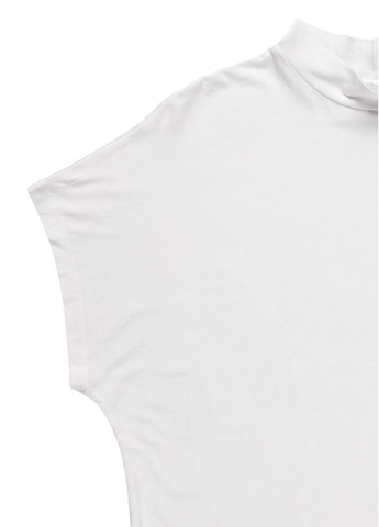 Белое кэжуал платье платье-футболка MBYM однотонное