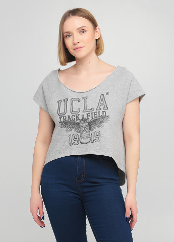 Светло-серая кэжуал футболка UCLA