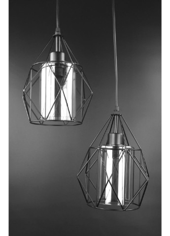 Люстра підвісна стельова в стилі LOFT (лофт) 12652/2-gr Чорний 35х35х35 см. Sunnysky (253629191)