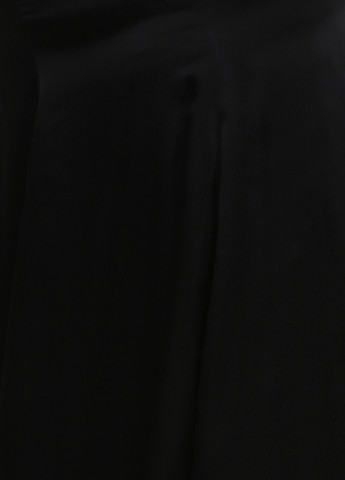 Черная кэжуал однотонная юбка Massimo Dutti клешированная