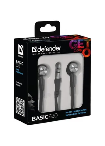 Наушники (63620) Defender Basic-620 Black (253546451)