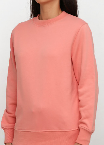 Nyden by H&M свитшот розовый кэжуал трикотаж, хлопок