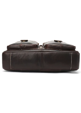 Мужской кожаный портфель 39х30х8 см Vintage (229458623)