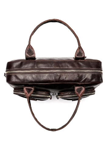 Мужской кожаный портфель 39х30х8 см Vintage (229458623)