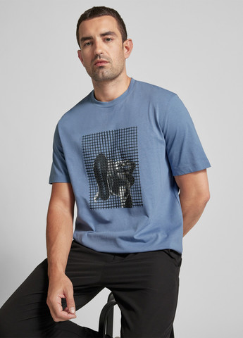 Синя футболка Armani Exchange