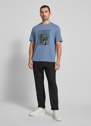 Синя футболка Armani Exchange